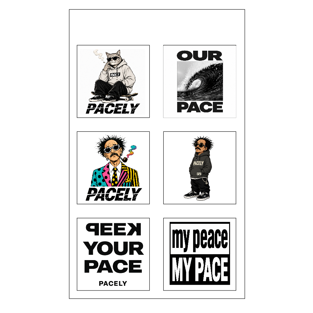 PACELY STICKER PACK