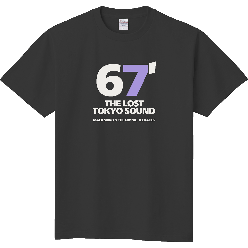 67’ THE LOST TOKYO SOUND Tシャツ スモークブラック