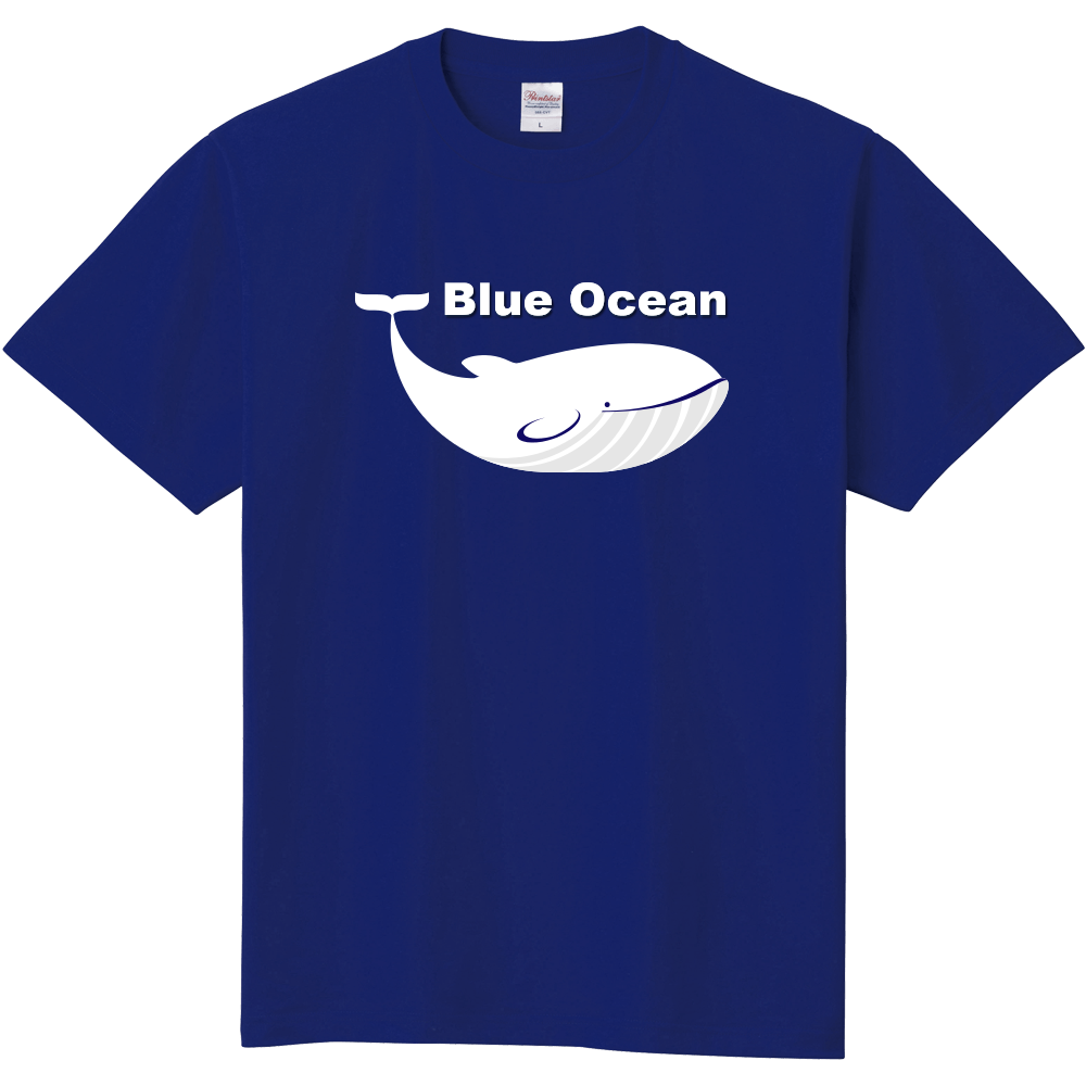 Blue Ocean（ブルー・オーシャン）　定番Tシャツ・ジャパンブルー