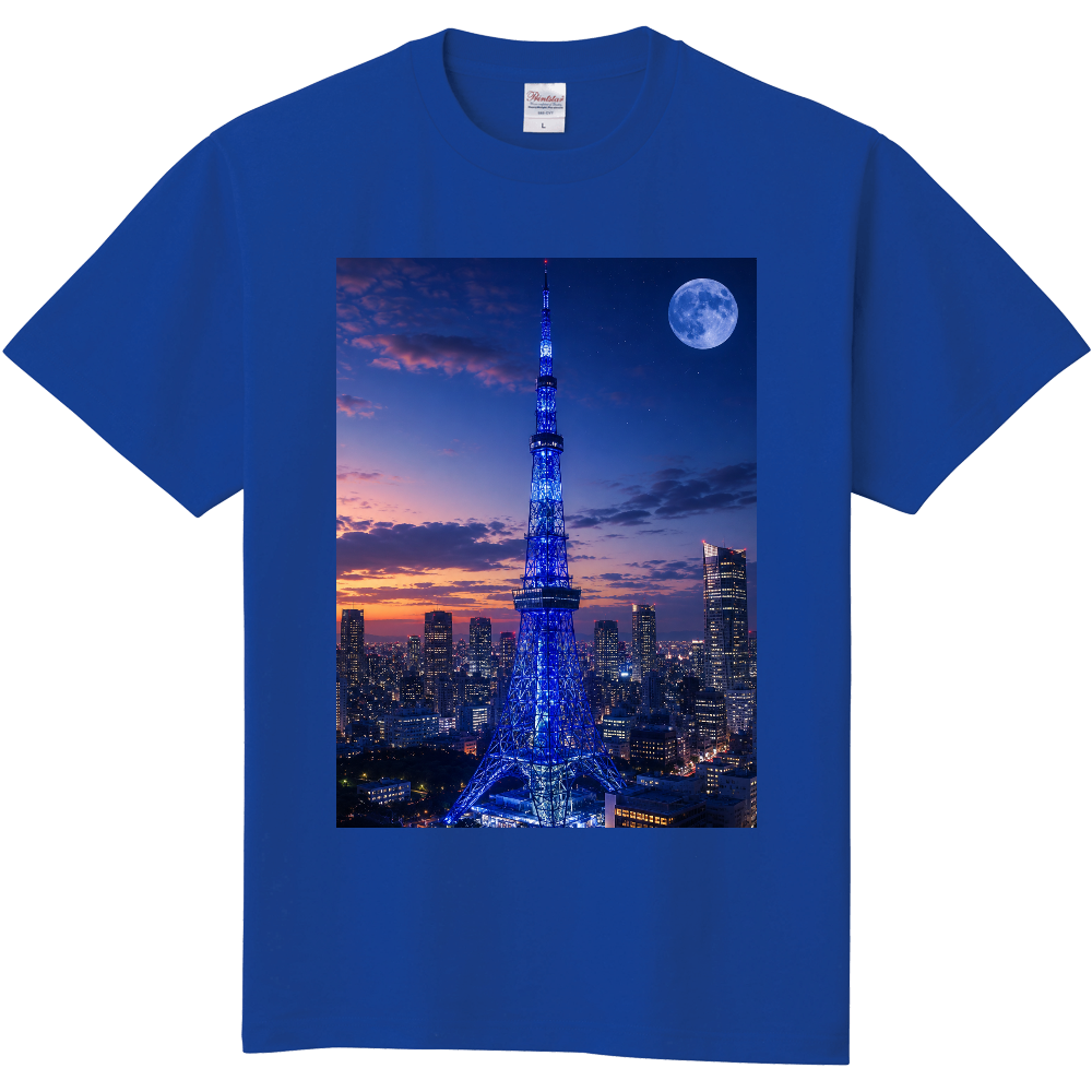 青い東京のＴシャツ