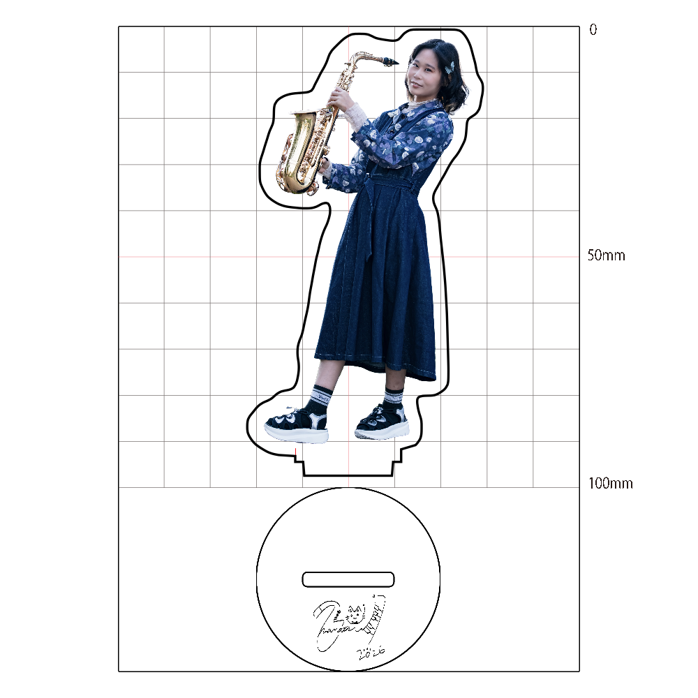 manatsu。るんるんフラワーアクリルスタンド