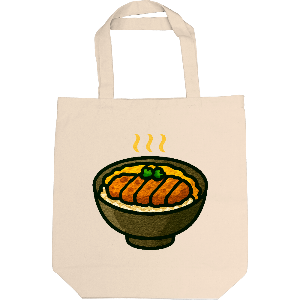 かつ丼のトートバック