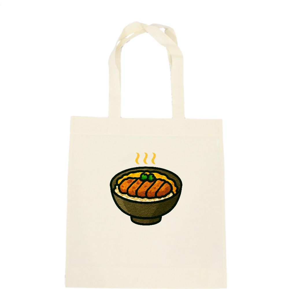 かつ丼のトートバック