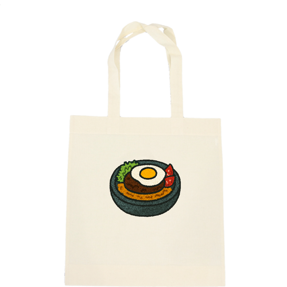 石焼ロコモコもトートバック