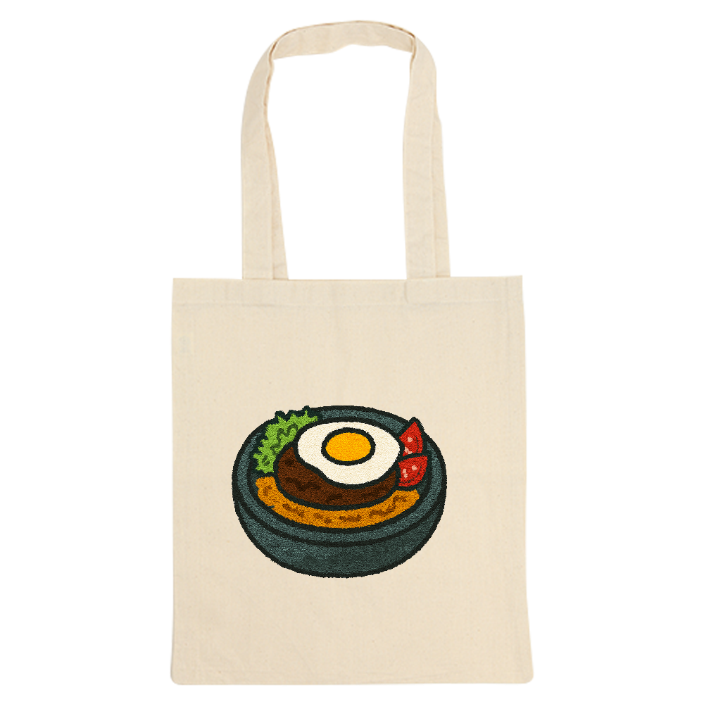 石焼ロコモコもトートバック