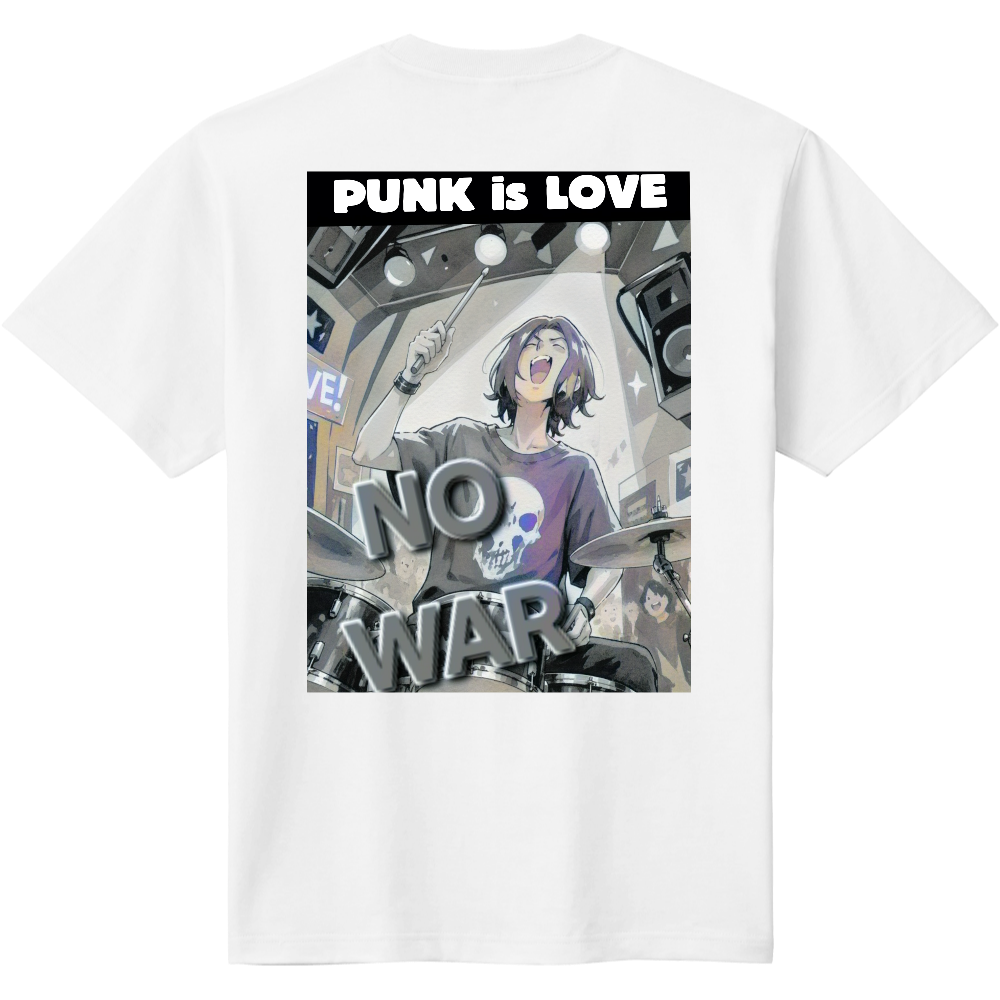 PUNK is LOVE Tシャツ