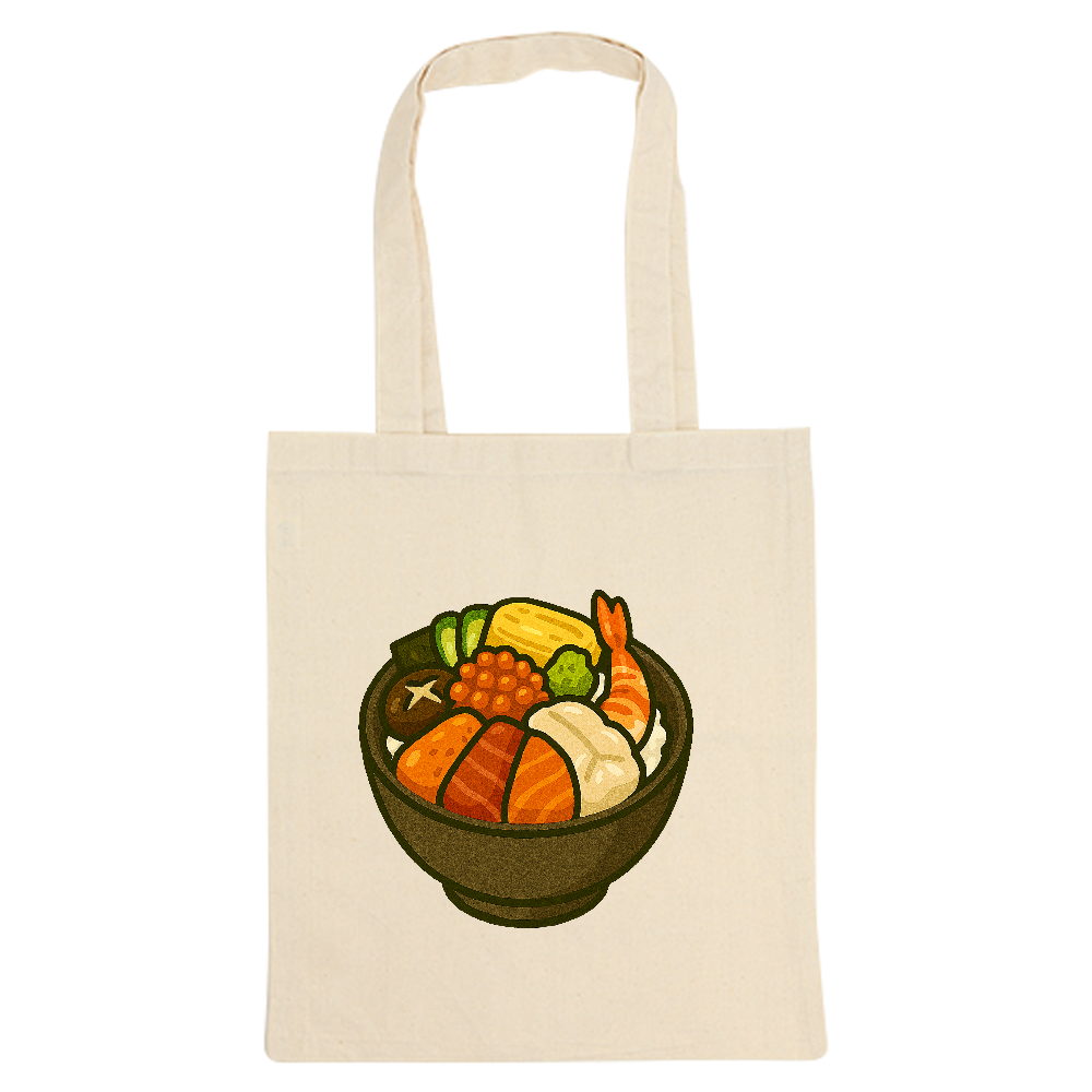 海鮮丼のイラスト