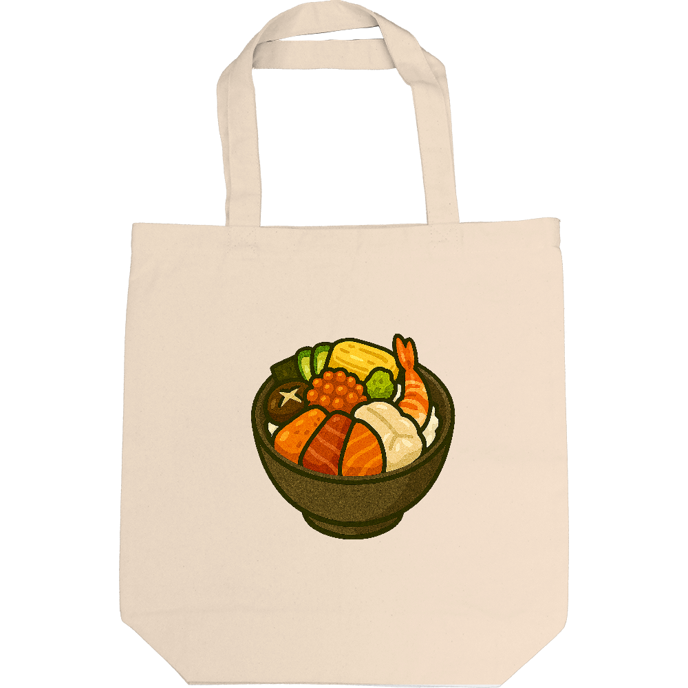 海鮮丼のイラスト