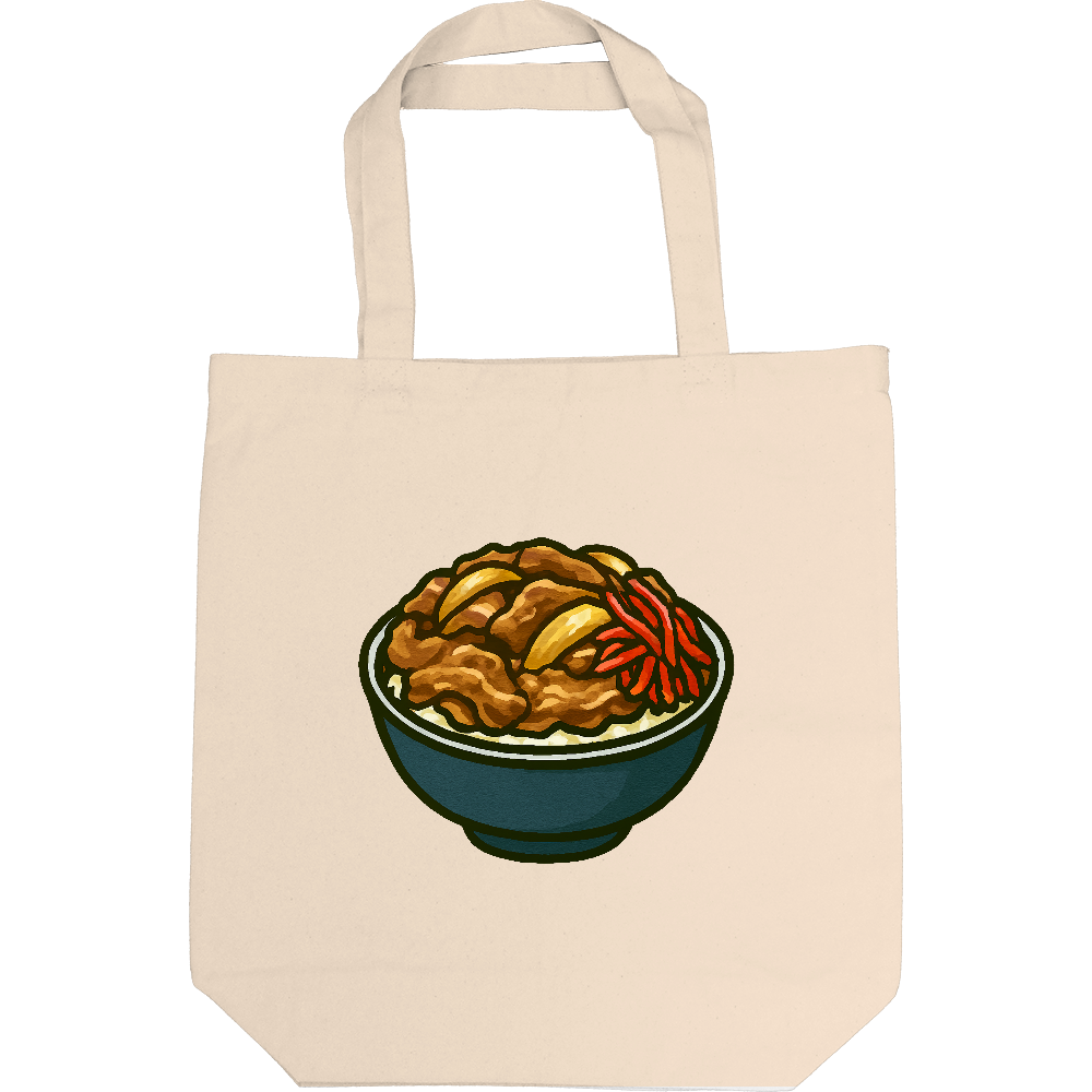 牛丼のトートバック