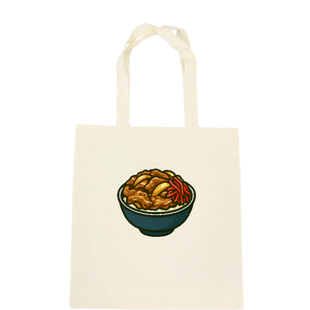 牛丼のトートバック