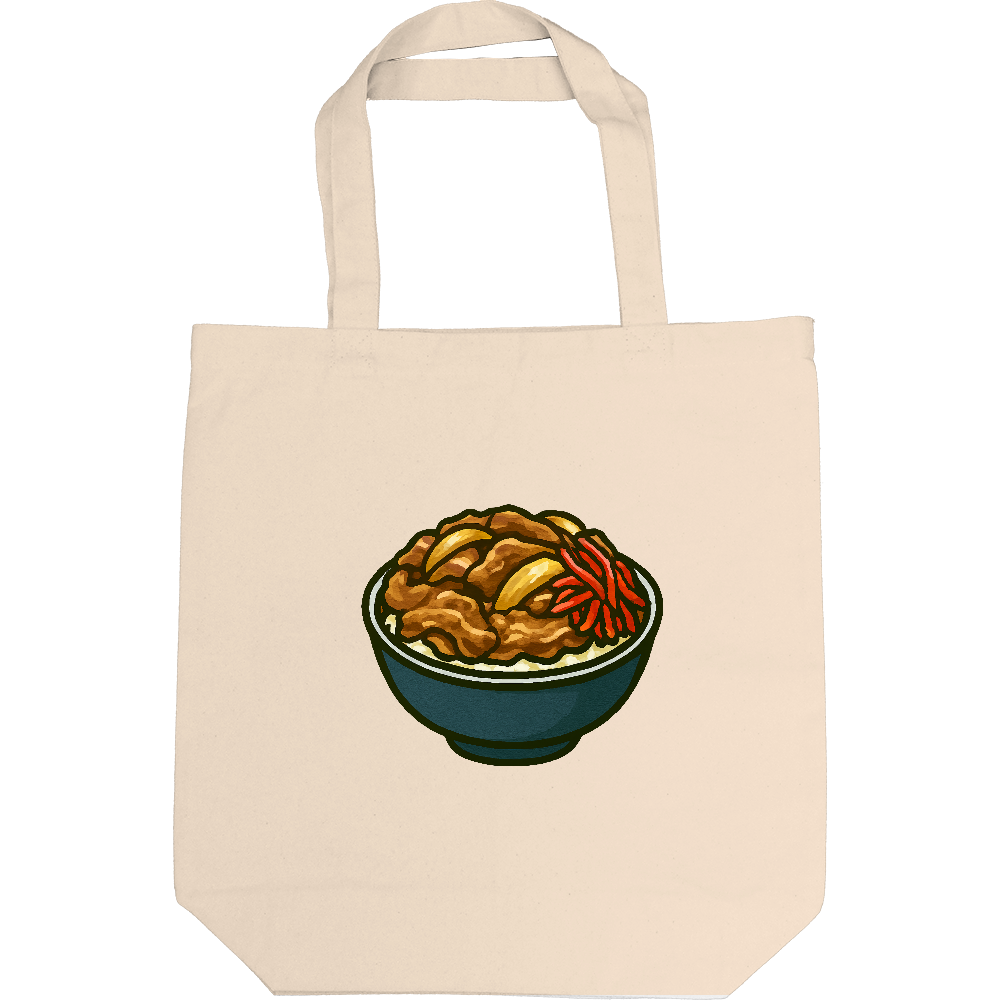 牛丼のトートバック