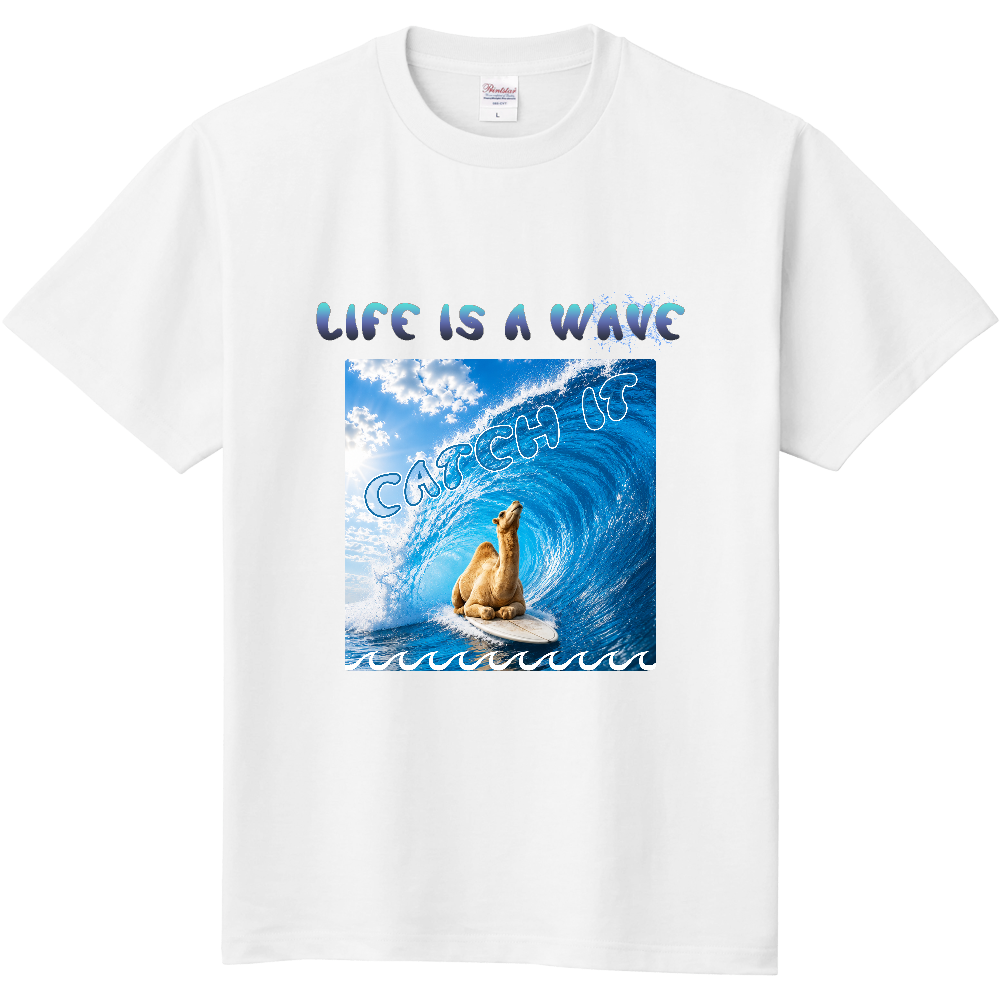 サーフィンTシャツ<チューブ・前面>
