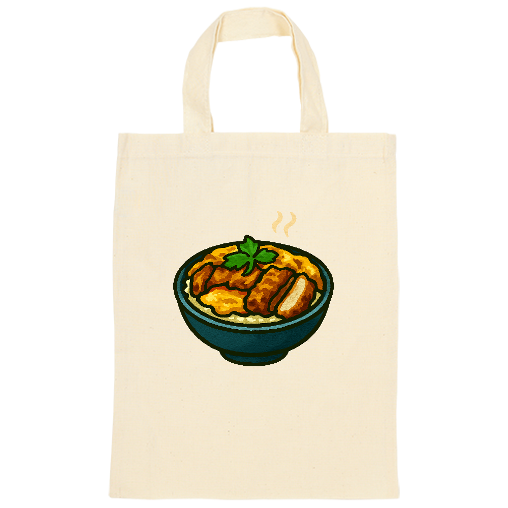 かつ丼がトートバック