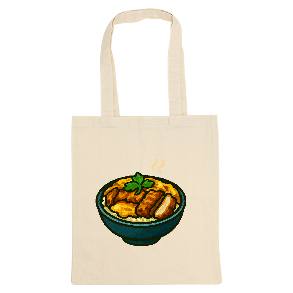 かつ丼がトートバック