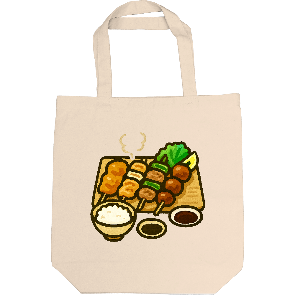 やきとり定食をトートバック