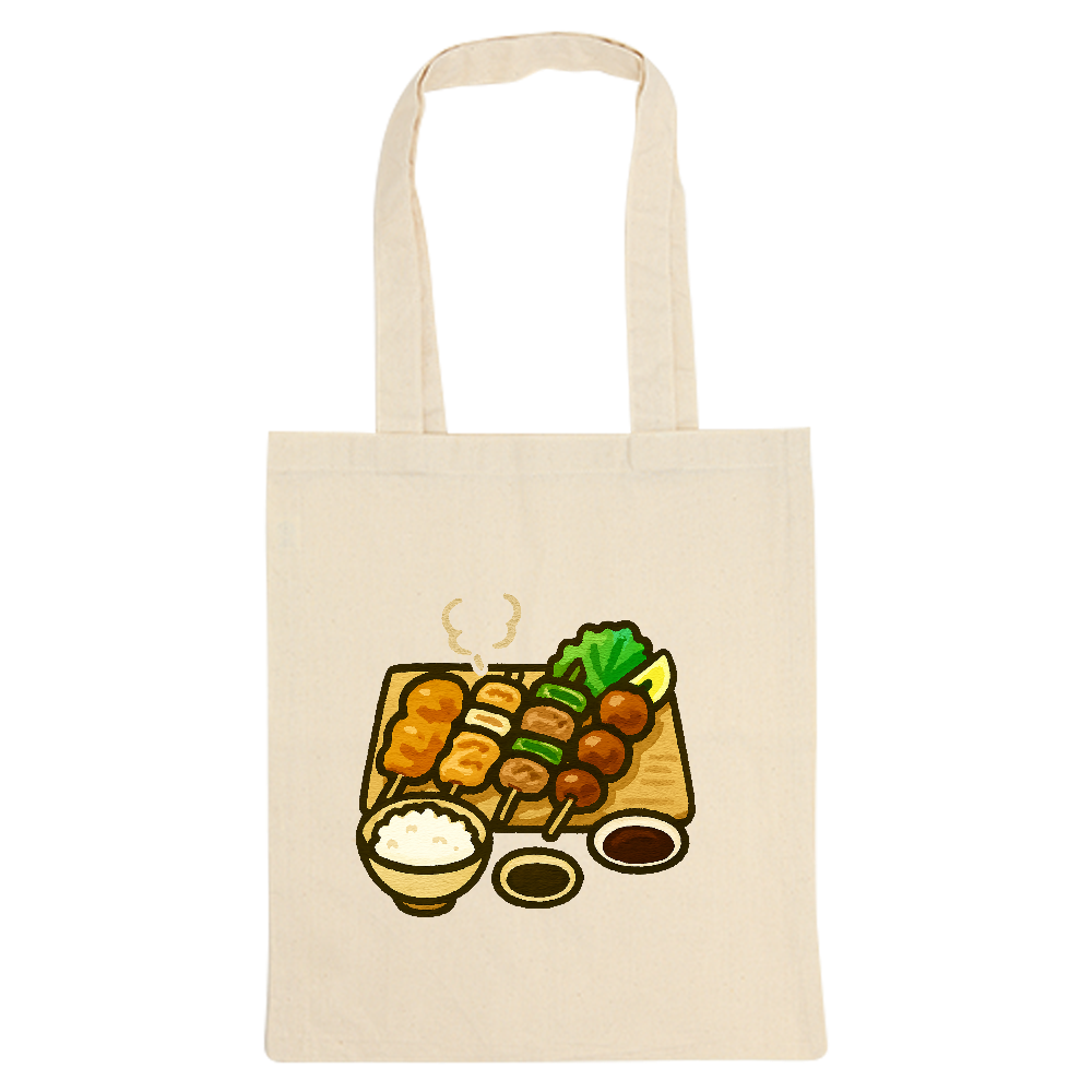 やきとり定食をトートバック