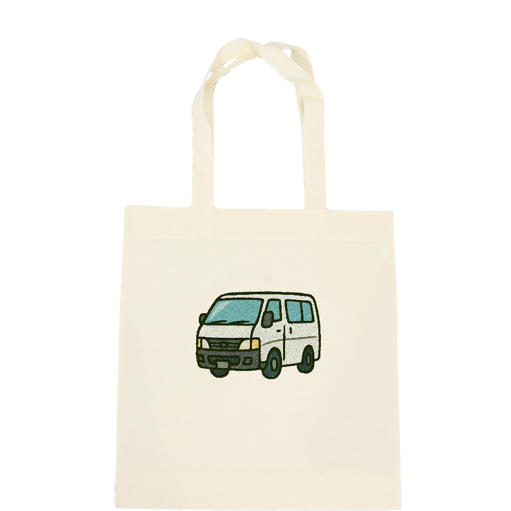 貨物自動車でトートバック