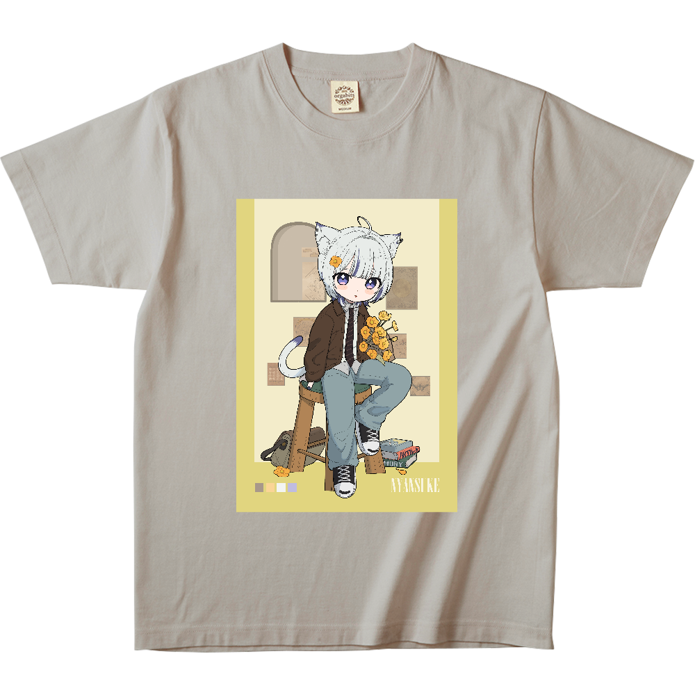 ナチュラルにゃんすけTシャツ