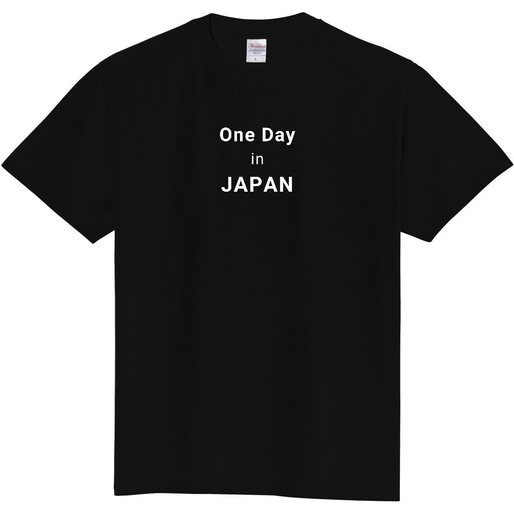 One Day in Japan Tシャツ(黒)