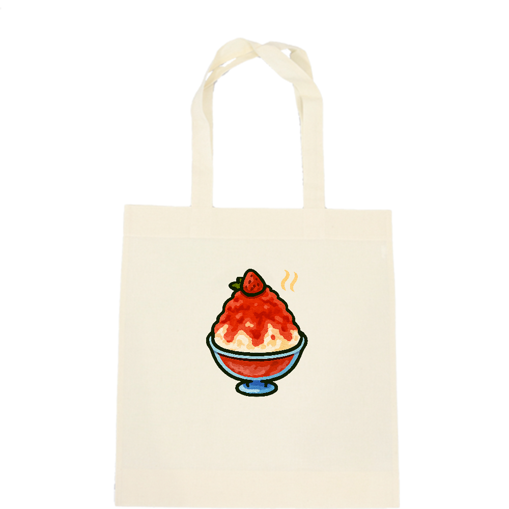 かき氷のトートバック