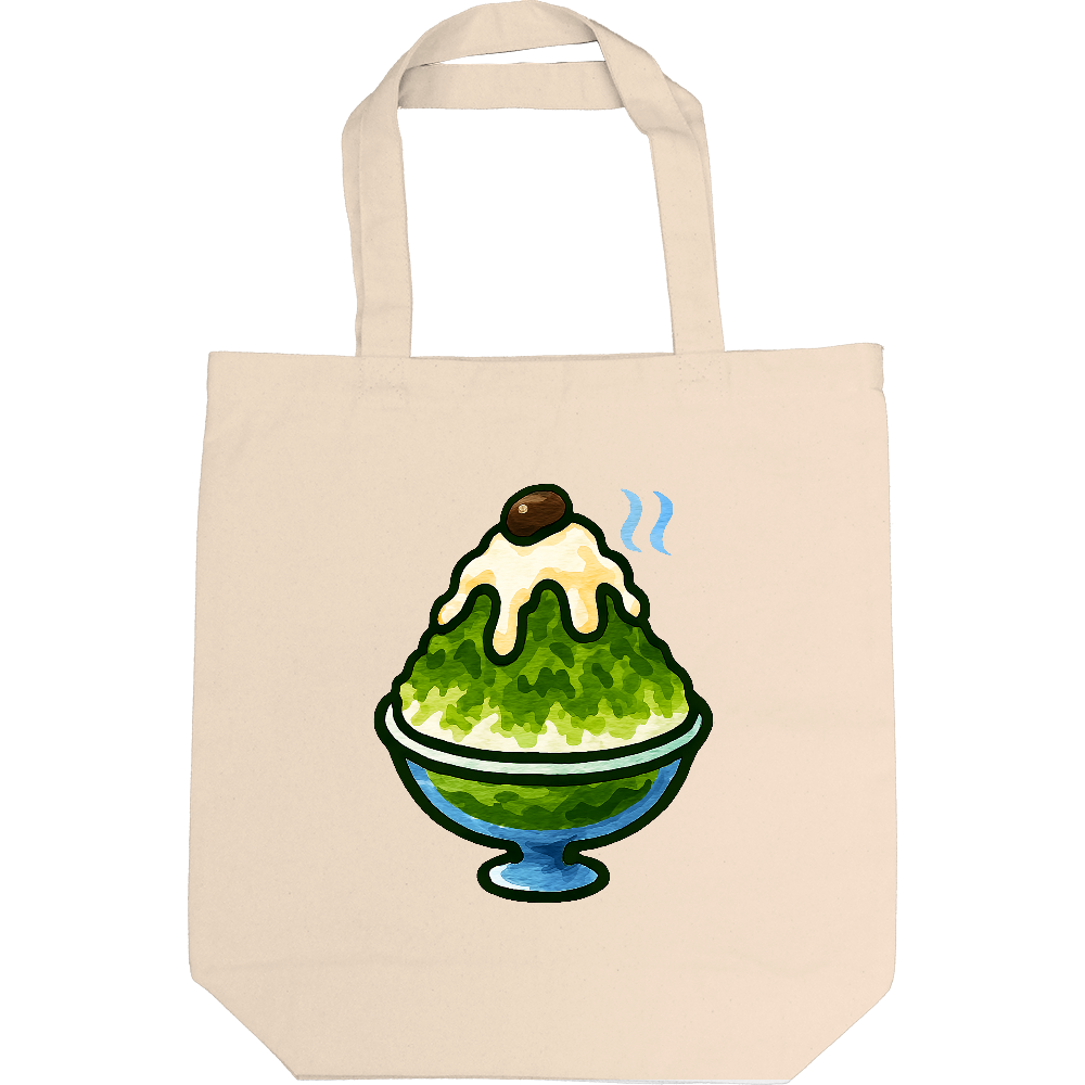 かき氷でトートバック