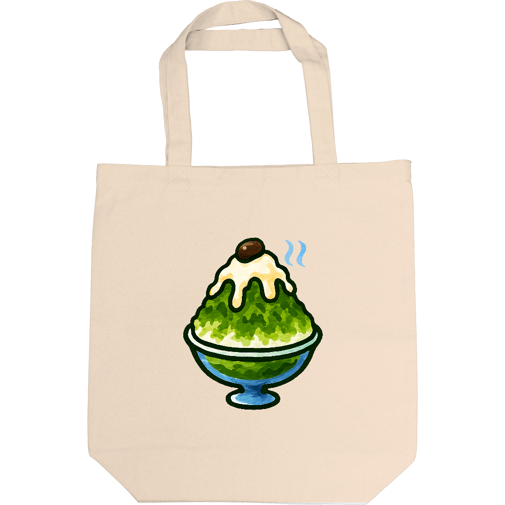 かき氷でトートバック