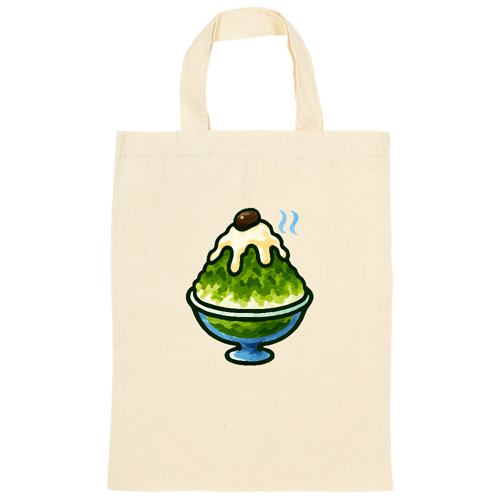 かき氷でトートバック