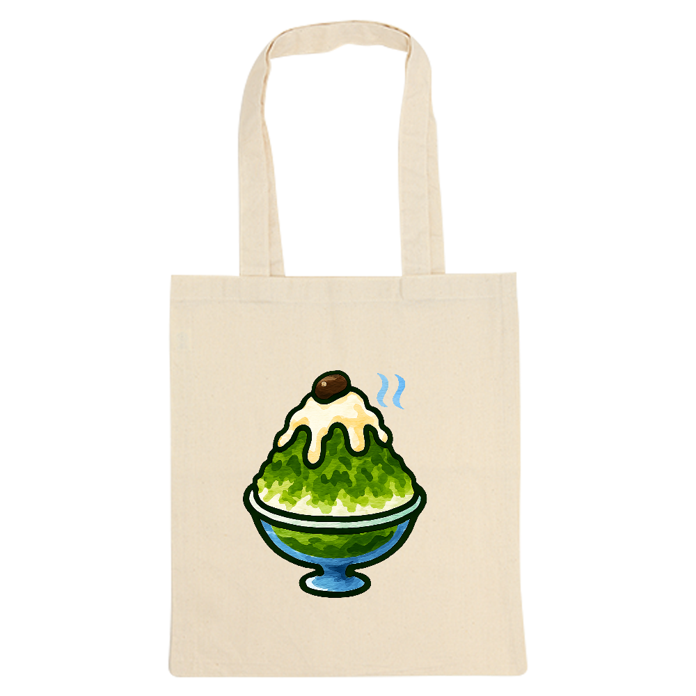 かき氷でトートバック