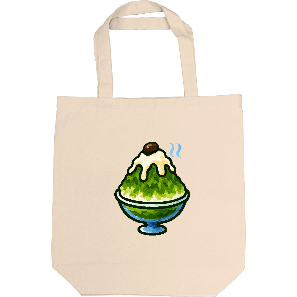 かき氷でトートバック