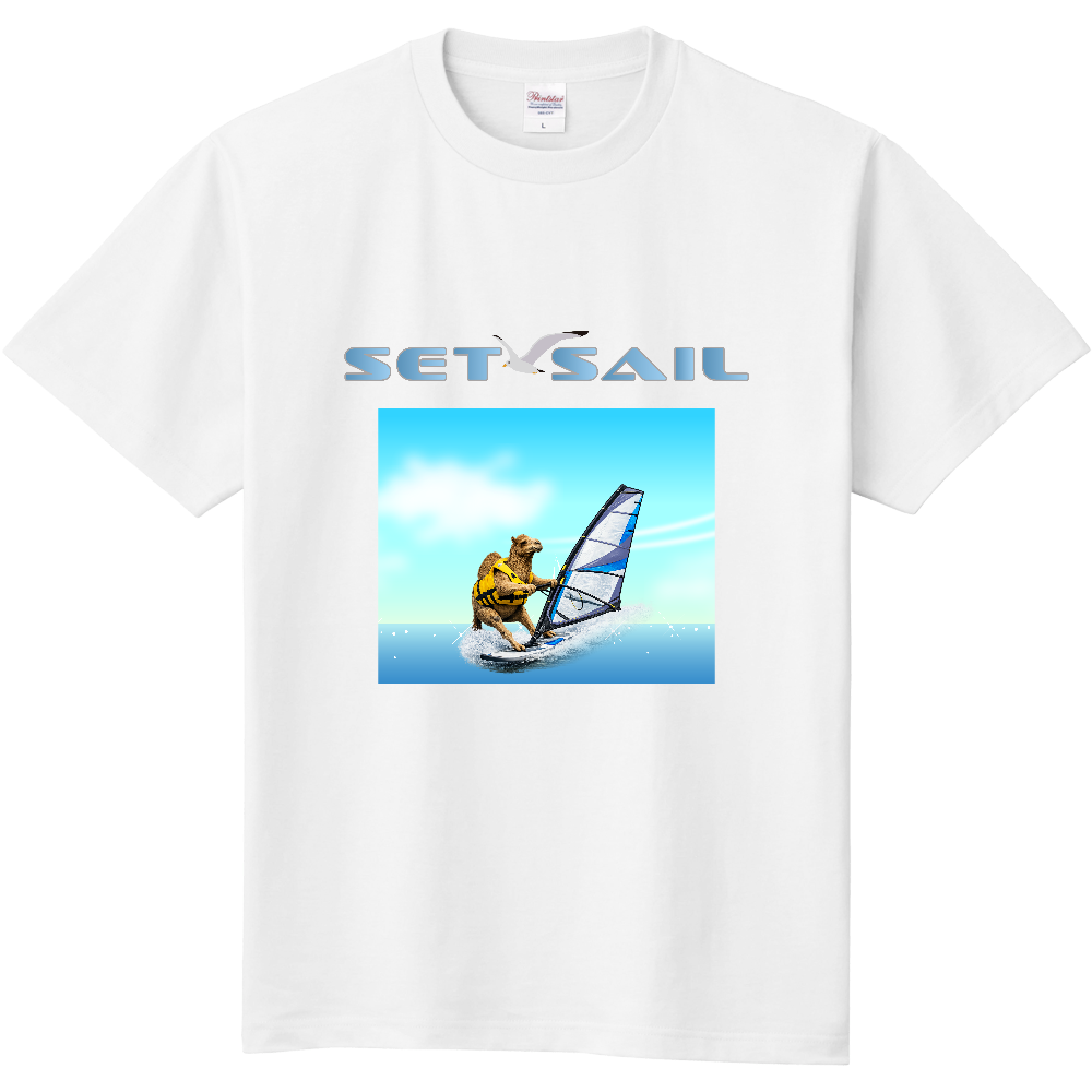 ウィンドサーフィンTシャツ<ノーマル・前面>