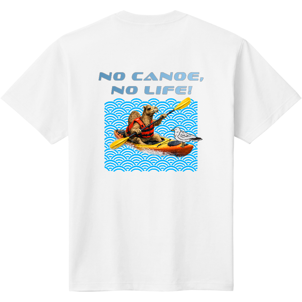 カヌーTシャツ<ノーマル・背面>