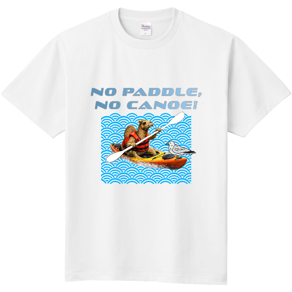 カヌーTシャツ<パロディ・前面>