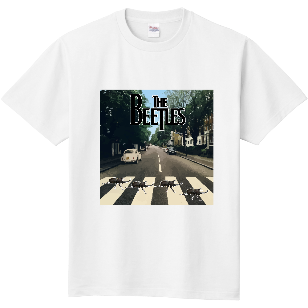 ビートルズ風カブトムシTシャツ<ノーマル・前面>