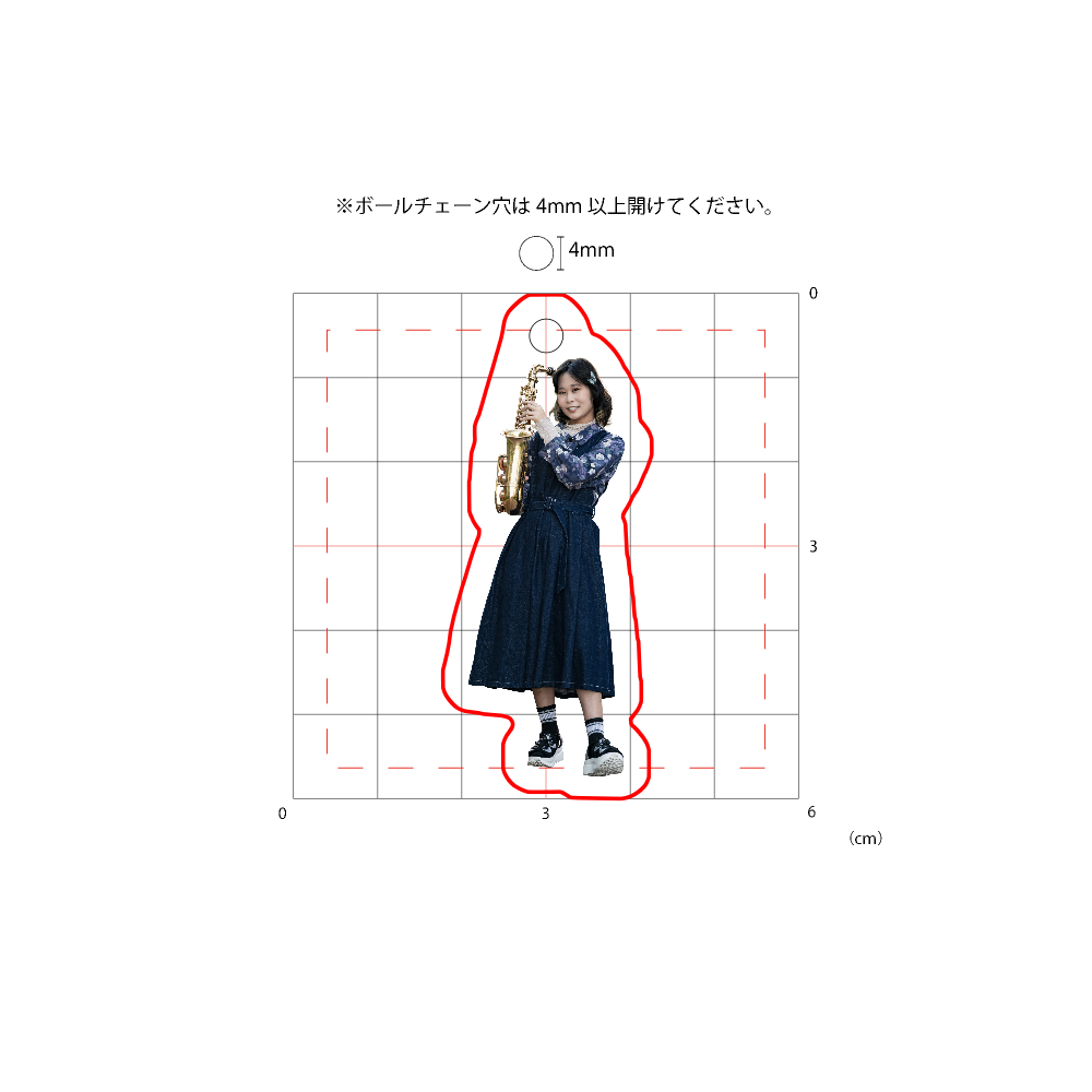 manatsu。るんるんフラワーアクリルキーホルダー