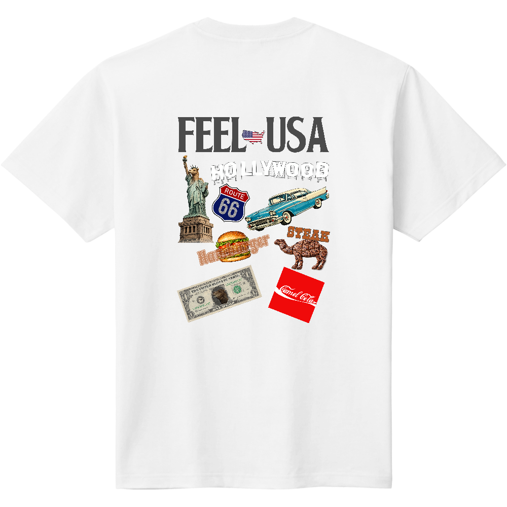 アメリカTシャツ<ノーマル・背面>