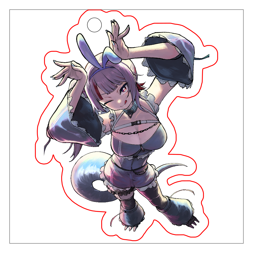 ハクアウルス アクリルキーホルダー