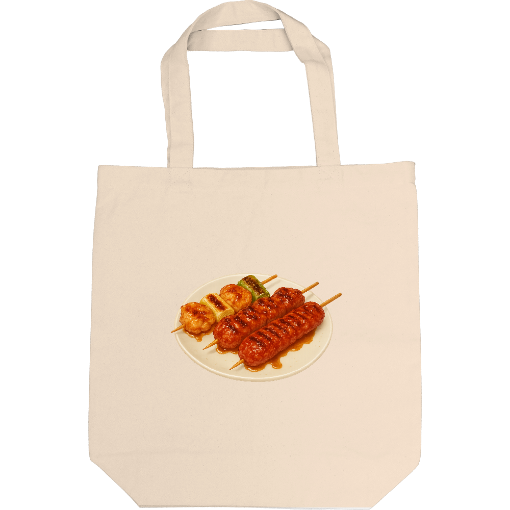 串焼きのトートバック