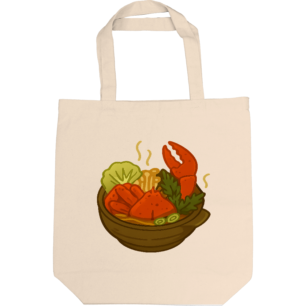 鍋料理のトートバック