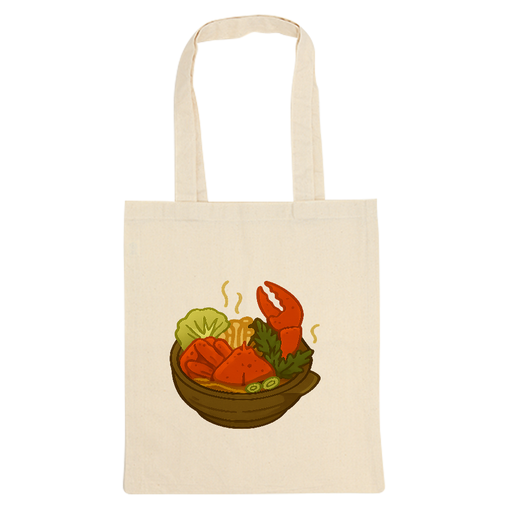 鍋料理のトートバック
