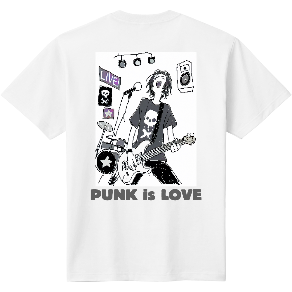 PUNK is LOVE Tシャツ