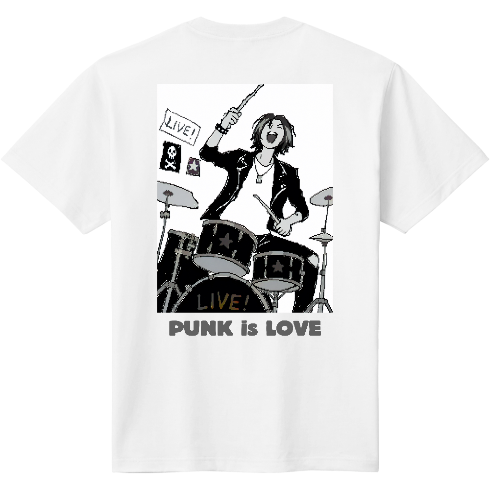 PUNK is LOVE Tシャツ