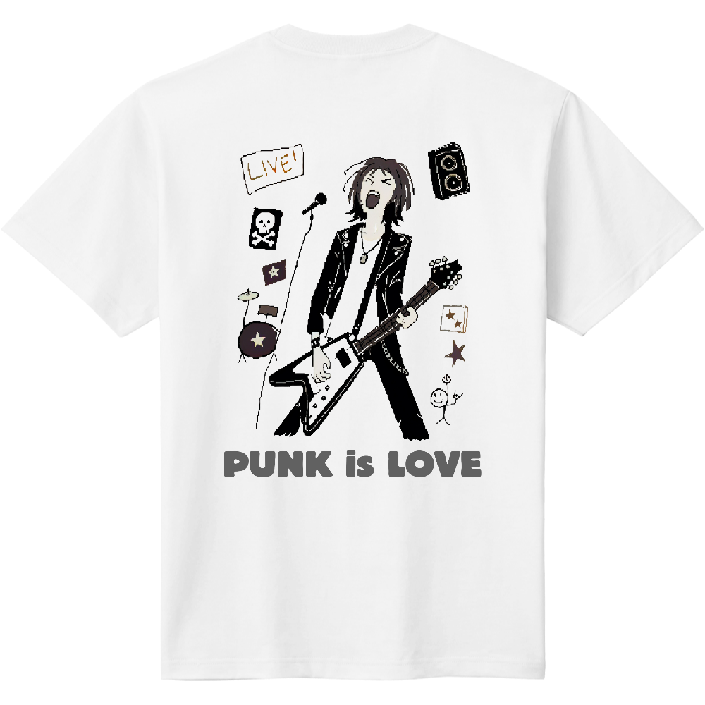 PUNK is LOVE   Tシャツ