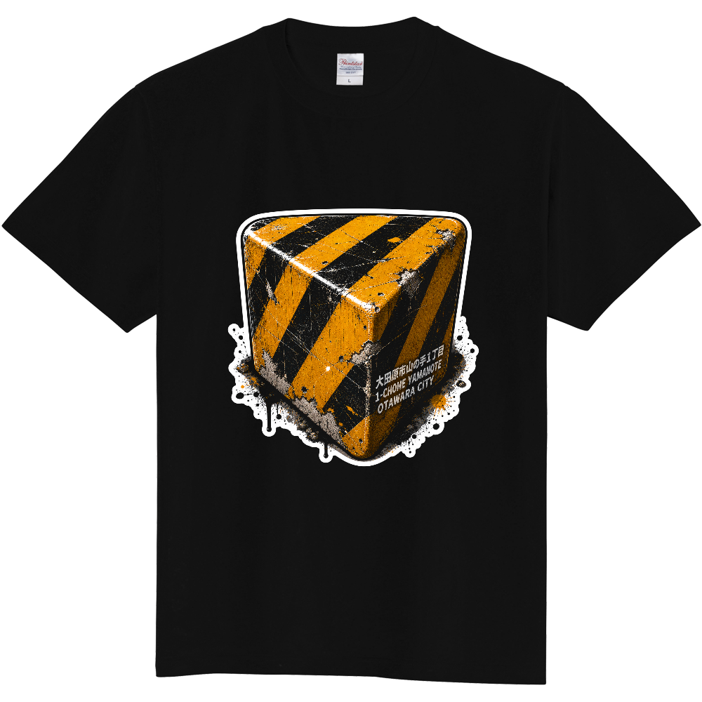 「○○モニュ」TシャツBLACK新