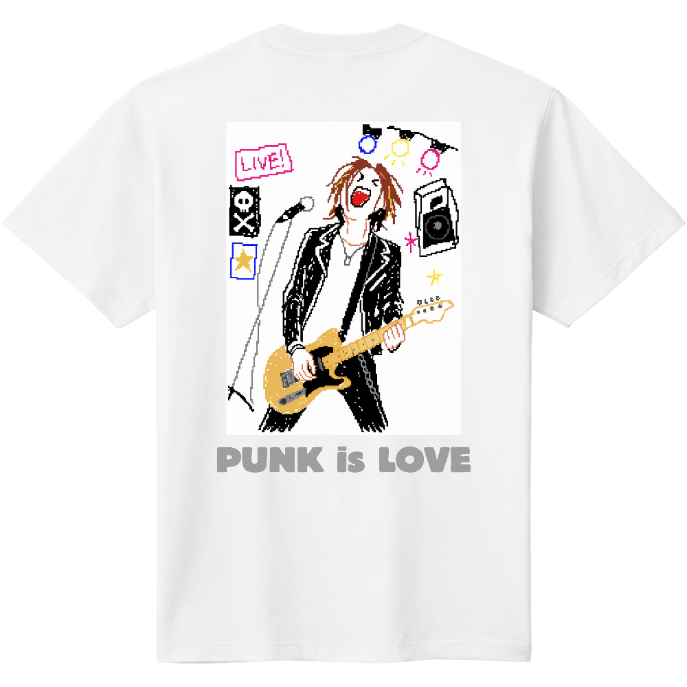 PUNK is LOVE Tシャツ