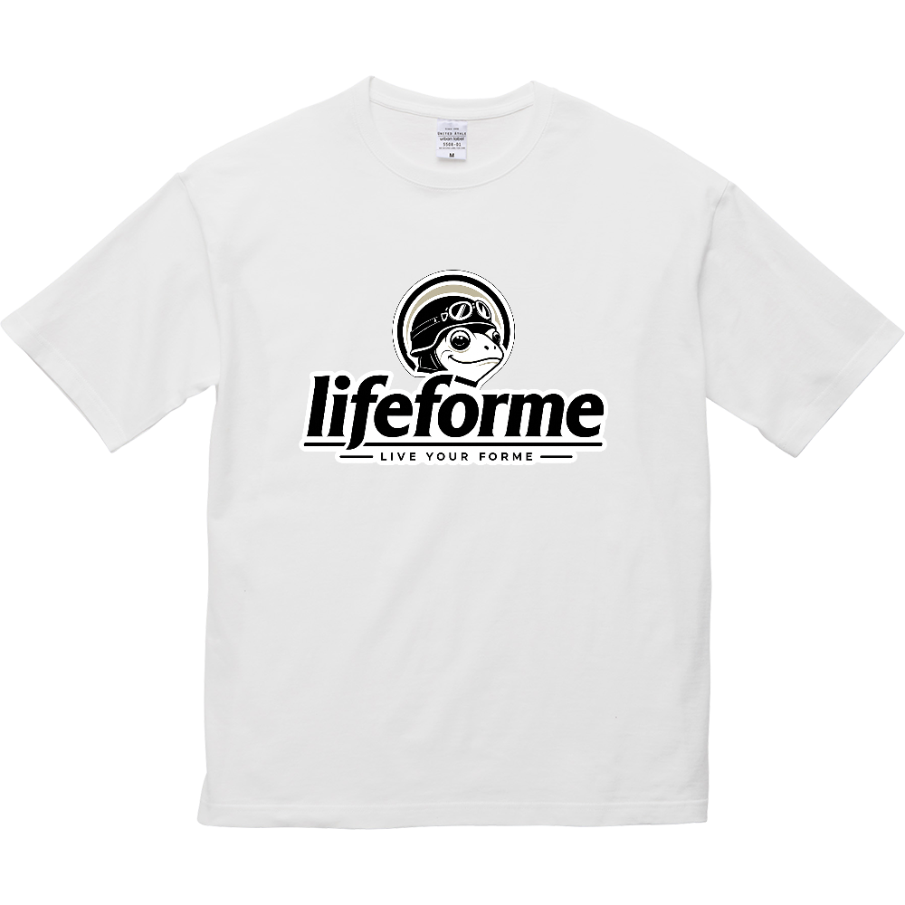 Lifeforme　BEASTコラボ　カエル　白用 5.6オンス ビッグシルエット