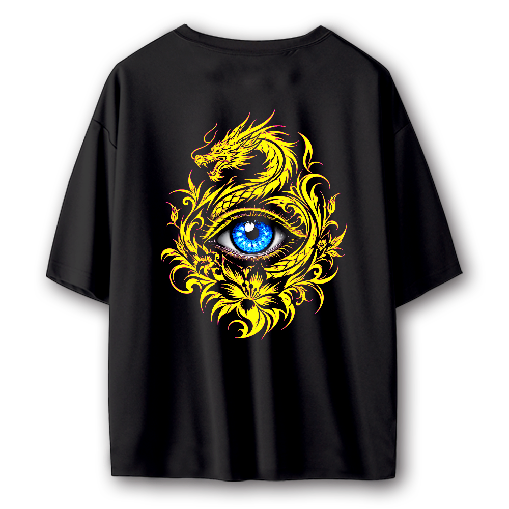 蒼眼龍紋(そうがんりゅうもん)ストリートTシャツ