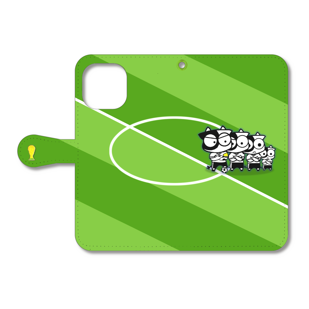 まけられないうしくんスマホケース