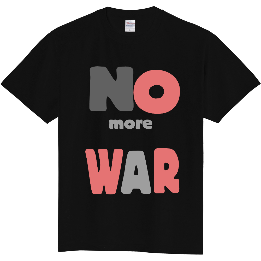 NO more WAR Tシャツ