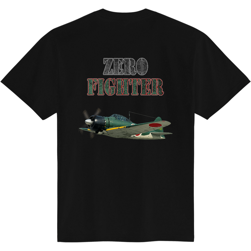 零戦Tシャツ<機体・背面>