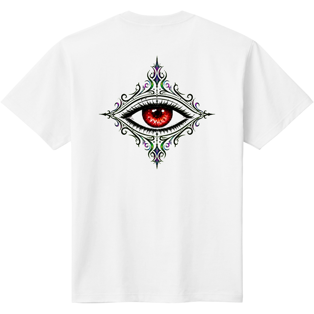 紅眼の守護紋 - Tribal Mystic Eye T-shirt -